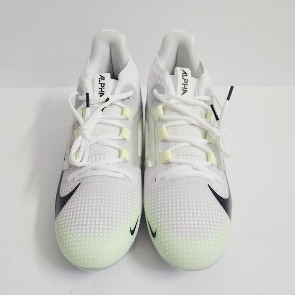NEW Nike Alpha Menace 4 Elite Football Cleats FD7036-100 Size 13 White